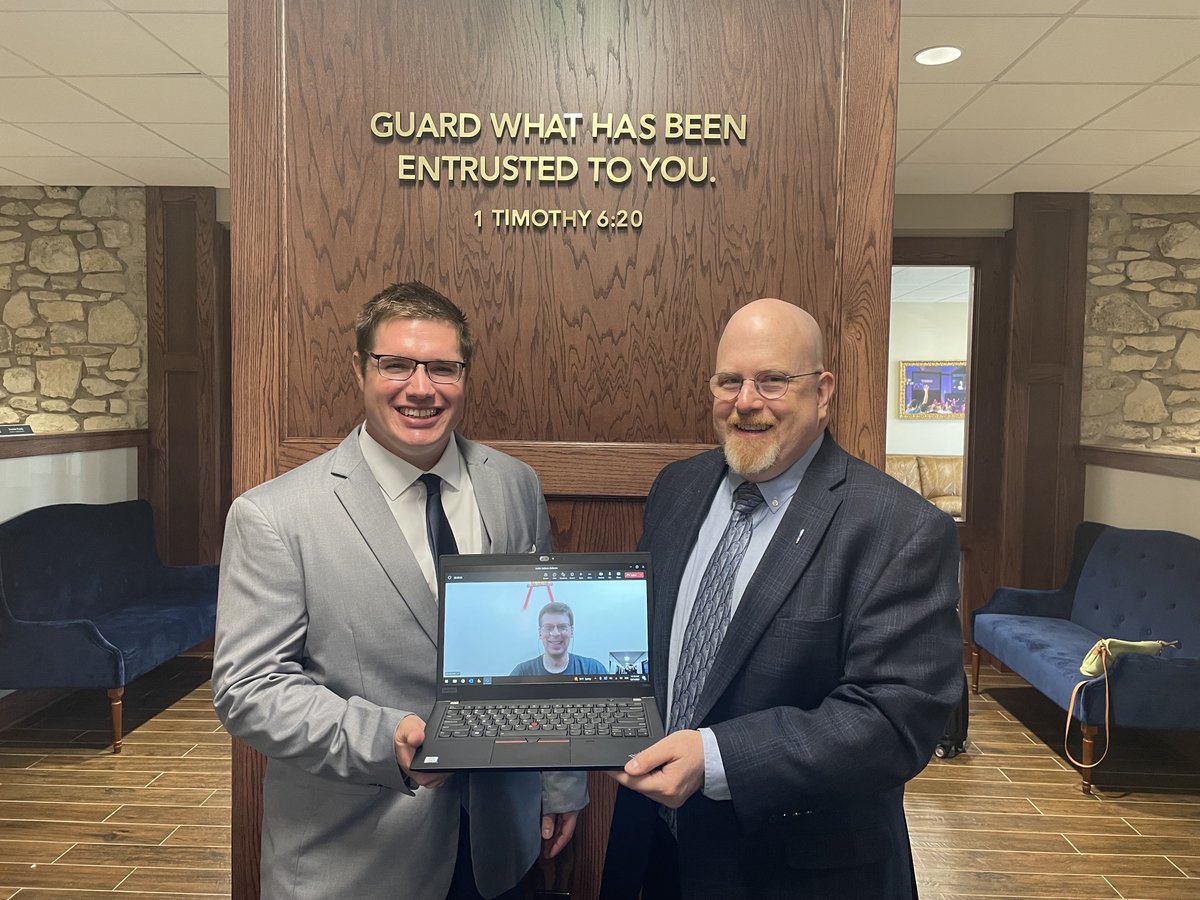 Congratulations Justin Jackson (Ph.D.)! He defended his dissertation: UNDER THE WINGS OF THE REDEEMER: A BIBLICAL THEOLOGY OF RUTH. Dr. Blake Hearson and Dr. Eric Montgomery served on his committee.
