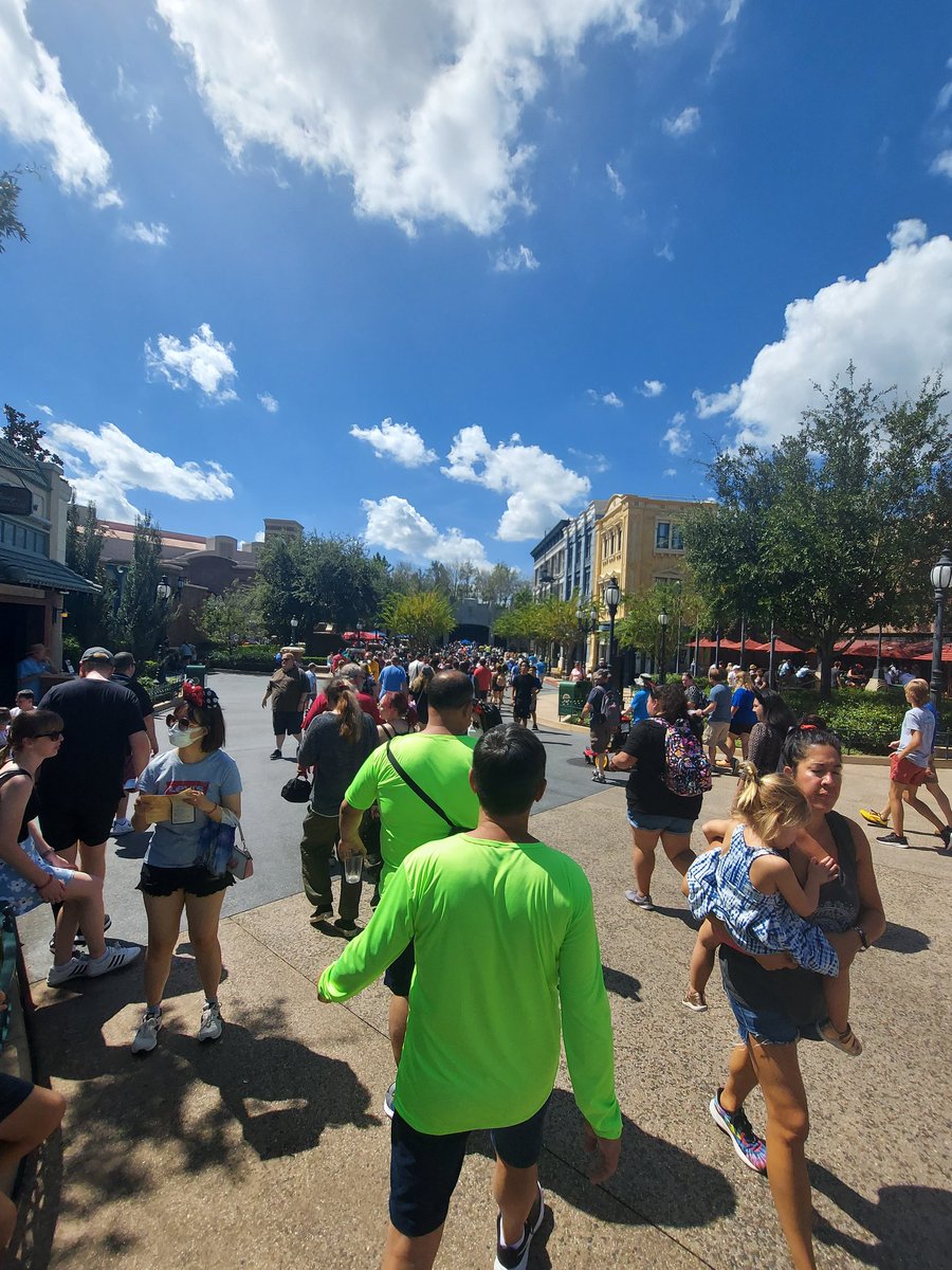 Hollywood Studios is crazy busy today.