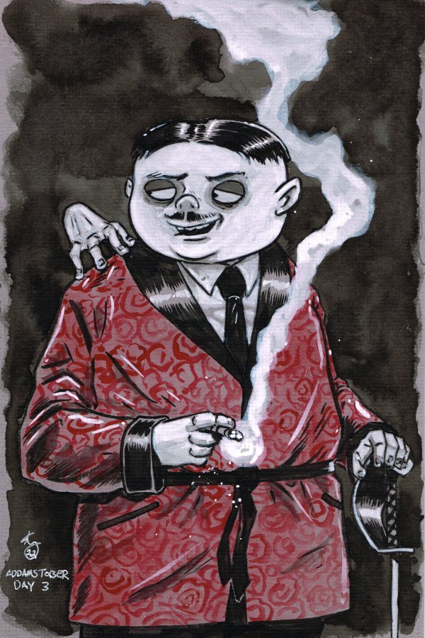 TreeBeerd's tweet photo. ADDAMSTOBER the 3rd: Gomez and Thing.

All Addams, all month! https://t.co/3ksfxsscte