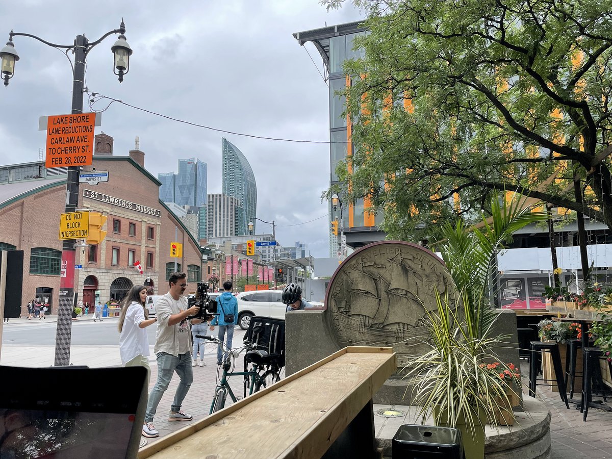 ForGoodINTENT's tweet image. Some behind-the-scenes shots from our recent video shoot for Feed Ontario. Our Director, Nelson went all out to capture the biking shots, using a hoverboard to deftly stay ahead of the action. 

Check out our first video here: buff.ly/3CvECfH