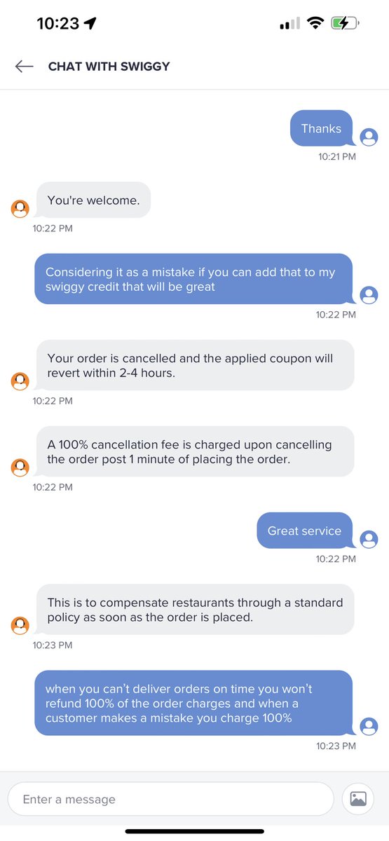 arian_raj's tweet photo. This is the kind of service these delivery companies provide!! #swiggysucks #TERRIBLE #customerfeedback #ridiculous #swiggy https://t.co/GTwwaNmc5z