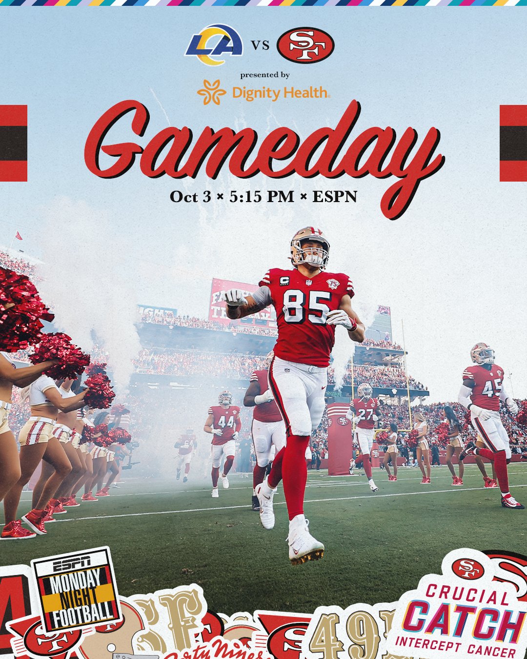 San Francisco 49ers on X: Gameday in The Bay 