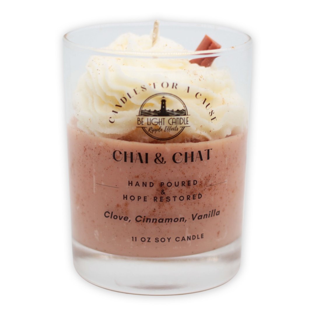 _BeLightCandles's tweet photo. Life is like a cup of chai. It's all in how you make it. 

Shop our Chai &amp; Chat candle today!
https://t.co/NOi732g12a https://t.co/ct71n7z2Ey