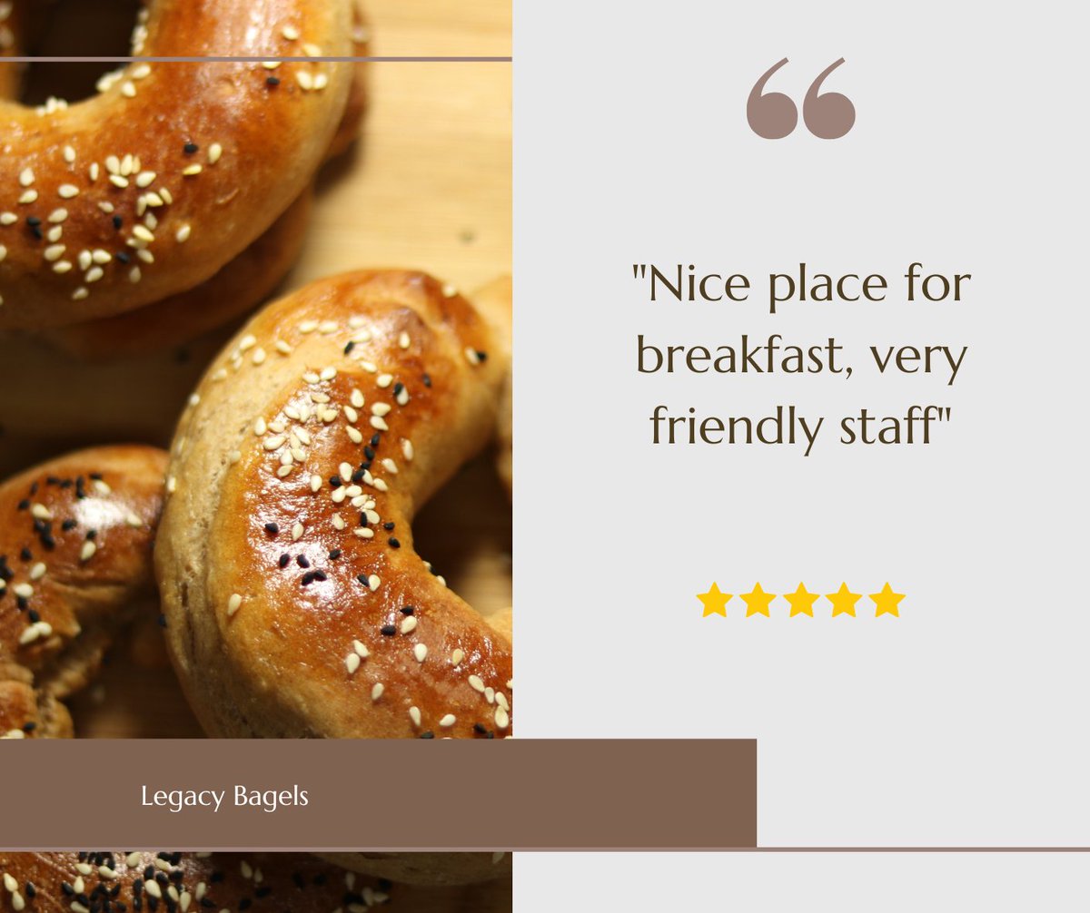 Legacy Bagels tweet media