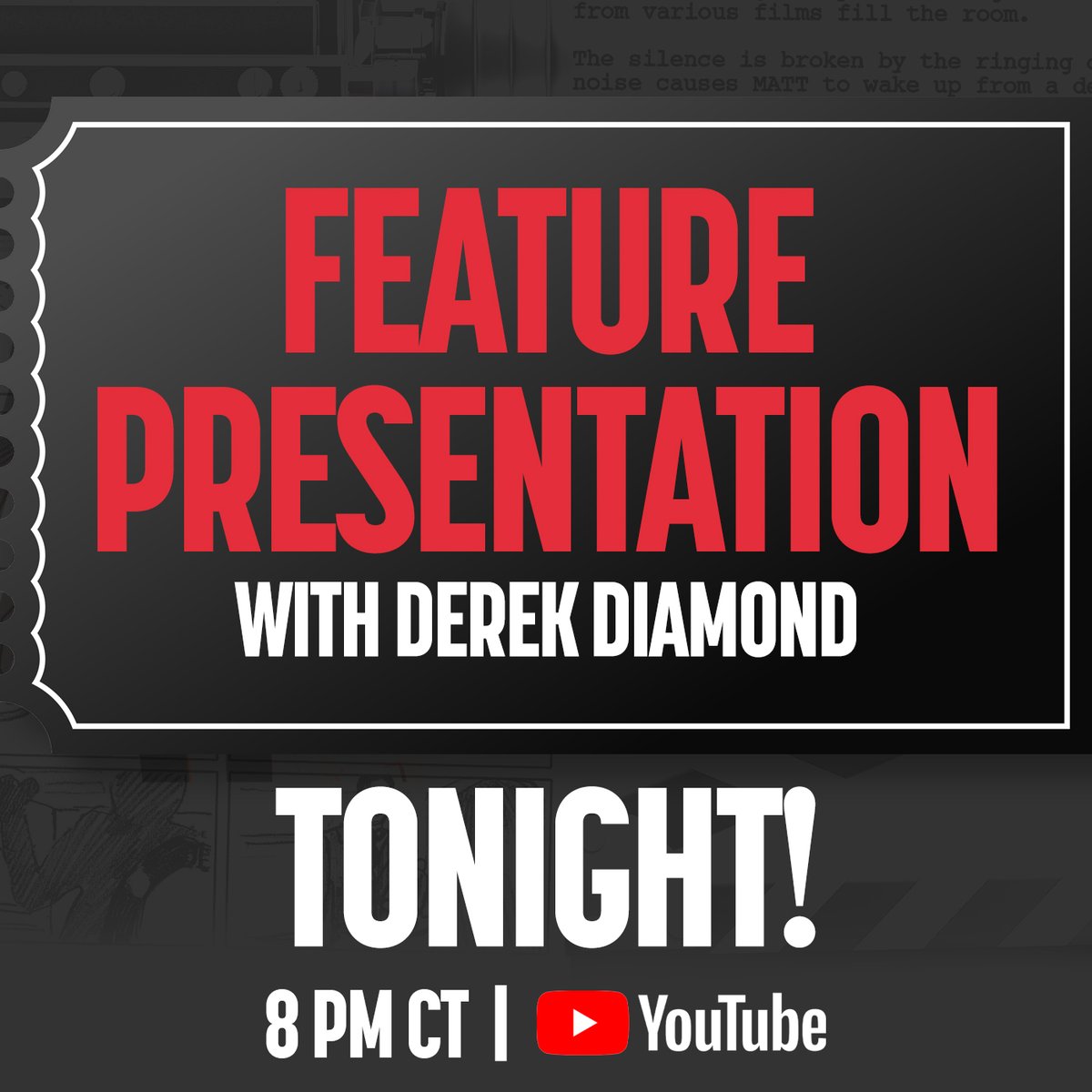 🎬Feature Presentation with Derek Diamond🎥 tweet media