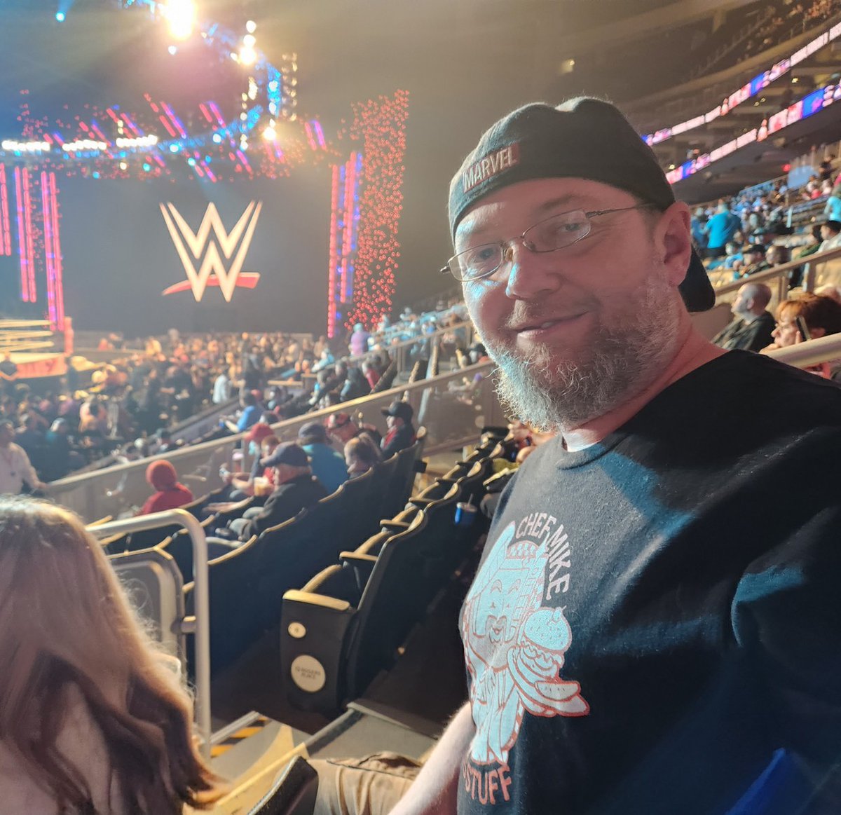 Doggs_House's tweet photo. Sure, you COULD go to #WWERaw wearing the shirt of your favorite wrestler OR you could wear the @Mike_Haracz shirt available from @TheRTStore. So comfy!
#WWE #ChefMikeDoesStuff https://t.co/ZOHpqxRUk5