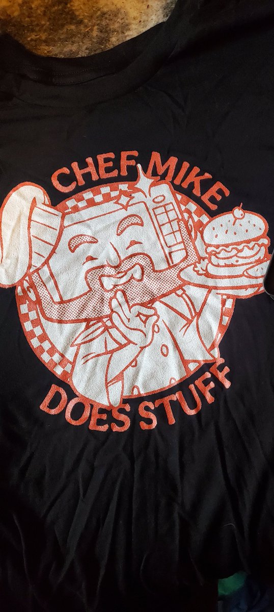 Doggs_House's tweet photo. Sure, you COULD go to #WWERaw wearing the shirt of your favorite wrestler OR you could wear the @Mike_Haracz shirt available from @TheRTStore. So comfy!
#WWE #ChefMikeDoesStuff https://t.co/ZOHpqxRUk5