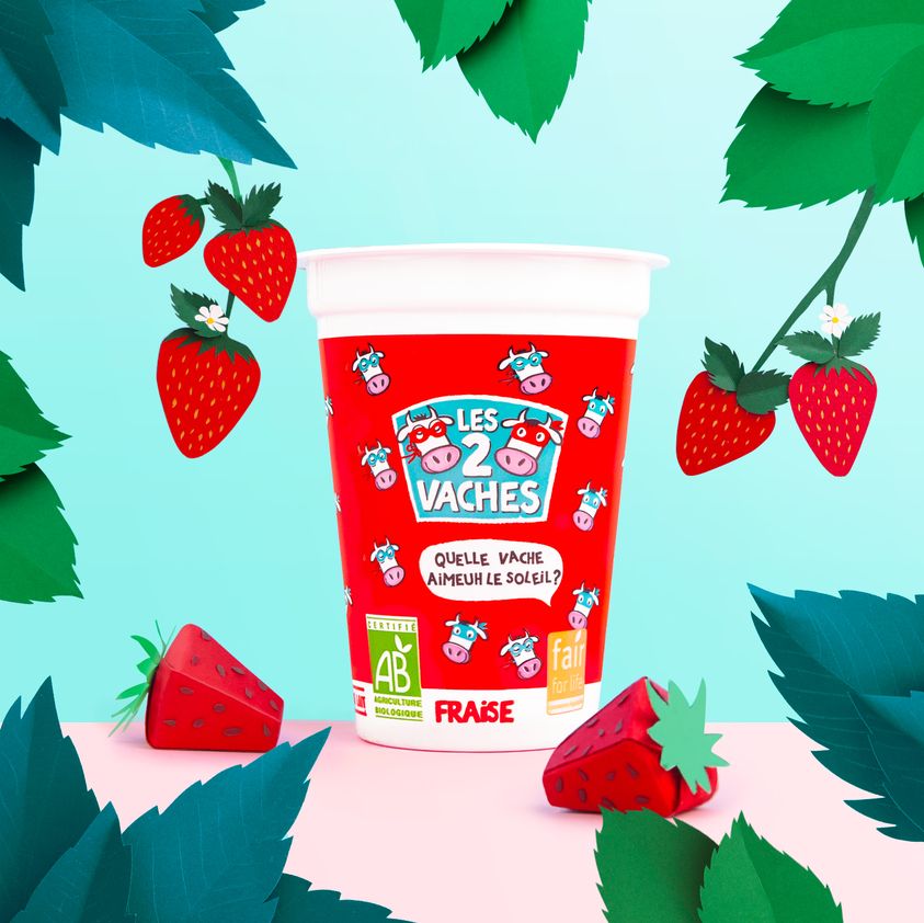 Good Bye les pailles de notre yaourt à boire ! Secouez, ouvrez, buvez, le tour est joué 😊 A vos plus belles moustaches ! 🐄 #bio #equitable #yaourt #fairemeuh