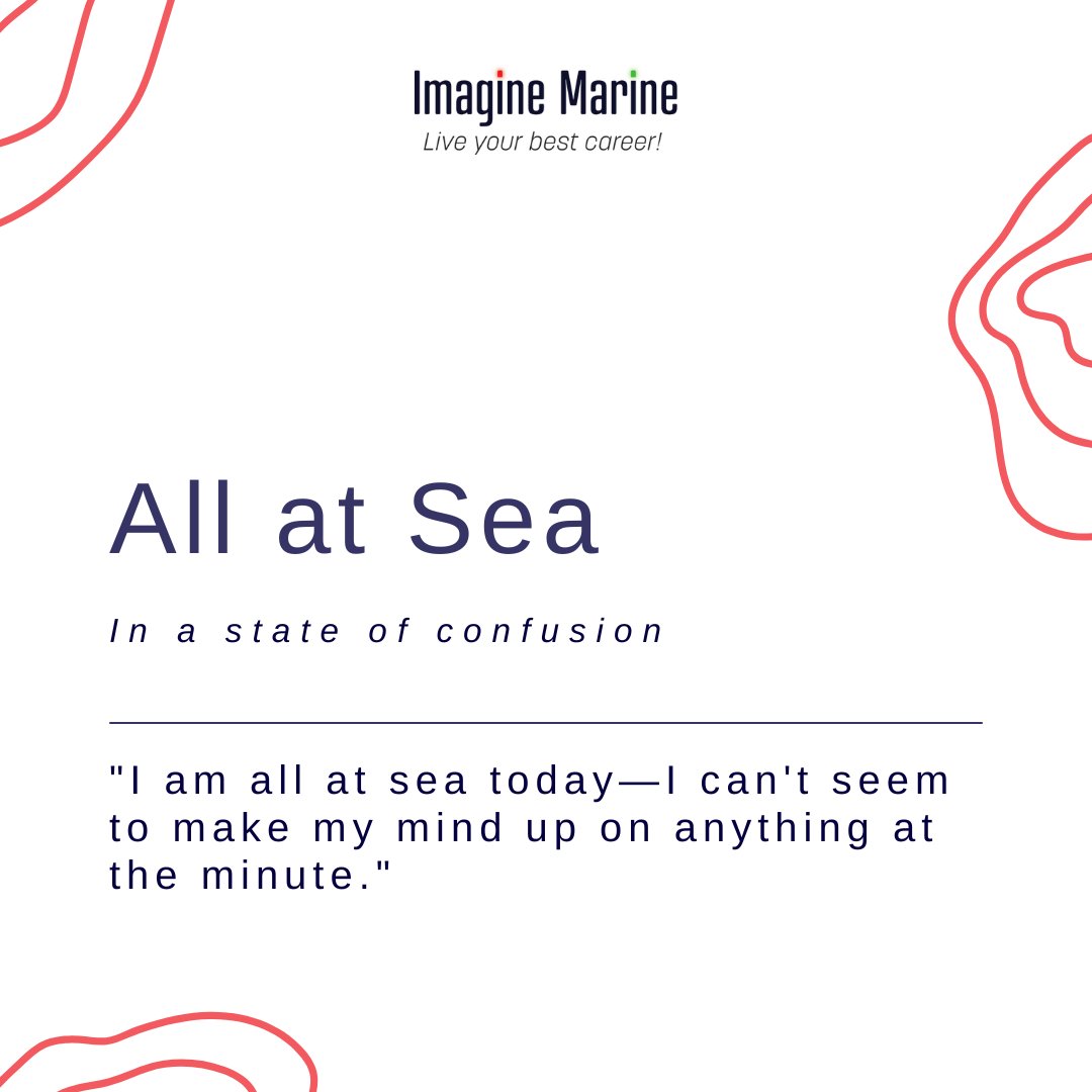 imaginemarine's tweet photo. Nautical Term of the Day ⛴️
Are you familiar with our word of the day? Could you perhaps share with us any further nautical terms? ⚓
Credits: 50 Nautical Terms and Sailing Phrases That Have Enriched Our Language - Ben Reed
#ImagineMarine #NauticalTerm #Marine #Careers https://t.co/koEeoHwo34