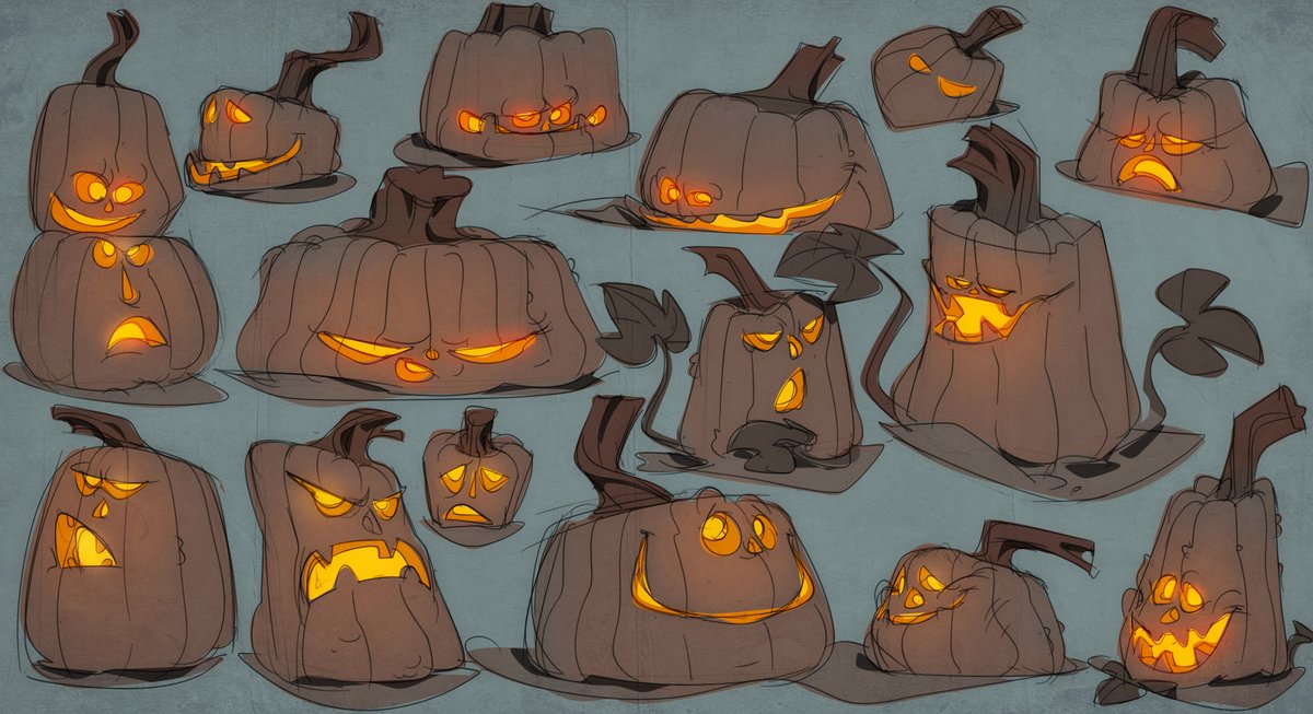 「50 mins of shape practice with fun pumpk」|Marcel Hampel | on PATREON & GUMROADのイラスト