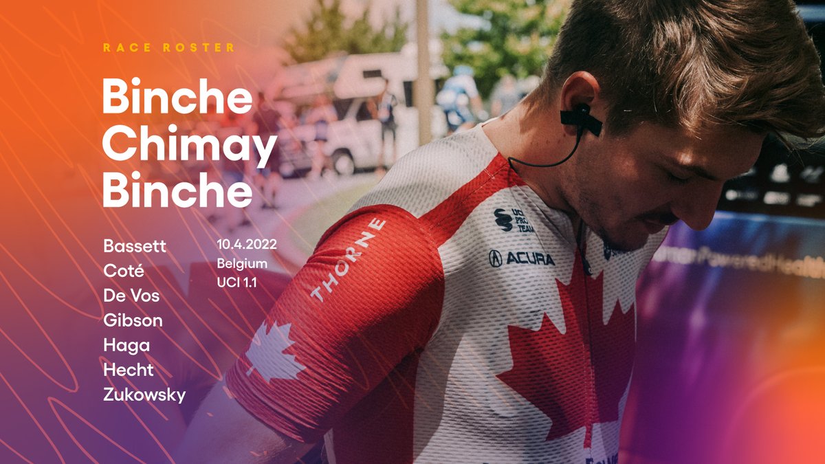 🇧🇪 It's the midpoint of our Belgian triple-header tomorrow at #BincheChimayBinche, here's how we line up at the classic. 

#HumanPoweredHealth
