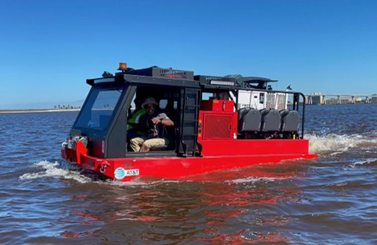 NEWS: AT&amp;T uses amphibious vehicle to restore services in Florida (Video), INSIGHTS: FirstNet Growth - mailchi.mp/allthingsfirst…