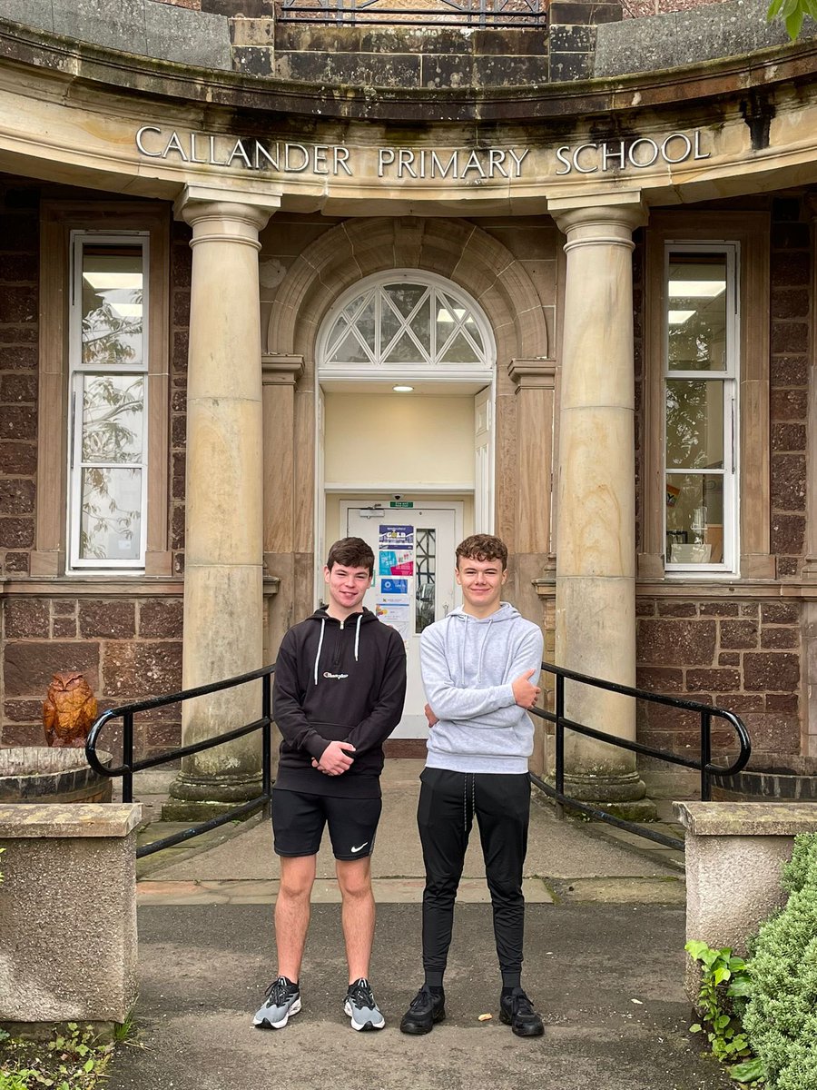 Two of our pupils are on work experience @activestirling this week. We have set Ethan and Matthew the challenge of delivering to ALL 12 McLaren Cluster schools this week. Day one has seen sessions @DounePS @CallanderP @DeanstonPS Great work! 👊🏻