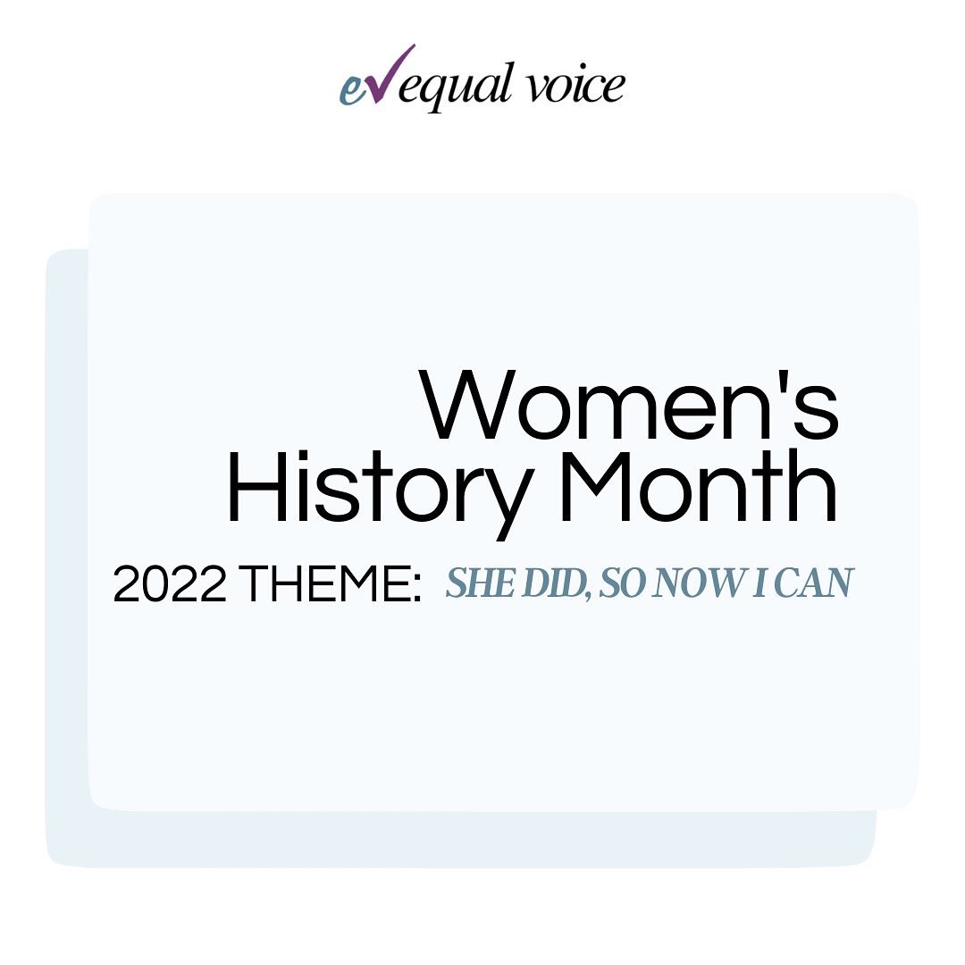 The month of October is Women’s History Month, and this year marks its 30th anniversary! 

Follow us throughout the month as we celebrate the Canadian women who have led us to where we are today 👏