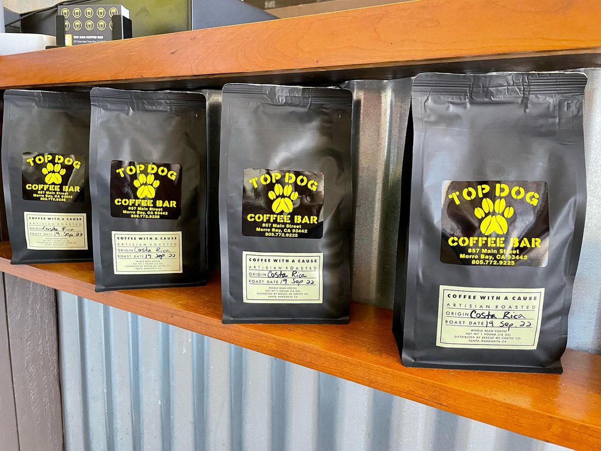 Rescue Me Coffee Co (@rescuemecoffee) on Twitter photo Good morning friends!!! Are you aware that not only can you get Rescue Me’s coffee delivered to your doorstep, but you can also get it at our sister shop—<a href="/topdogcoffeebar/">Top Dog Coffee Bar</a>! Our freshly roasted beans supply all the caffeine goodness for Top Dog and you can even buy additional bags. Good morning friends!!! Are you aware that not only can you get Rescue Me’s coffee delivered to your doorstep, but you can also get it at our sister shop—<a href="/topdogcoffeebar/">Top Dog Coffee Bar</a>! Our freshly roasted beans supply all the caffeine goodness for Top Dog and you can even buy additional bags.