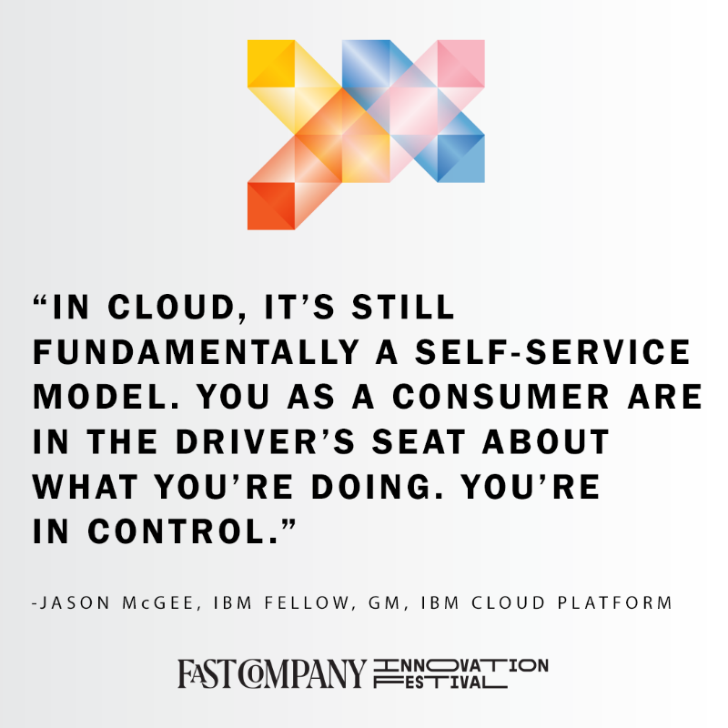 FastCompany's tweet photo. #FCFestival @FastCOFestival sponsored by @IBM @IBMCloud @jrmcgee https://t.co/22rP727H0B