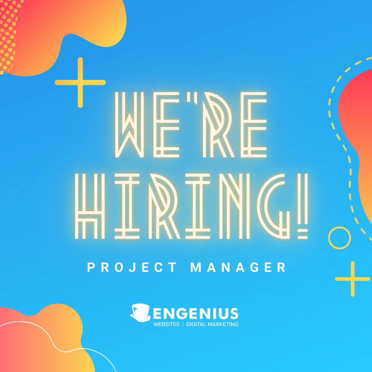 We're hiring! 

If establishing project timelines, communicating with clients throughout a project, and managing an incredible team of creative people is up your alley, then we’ve got a spot for you! 

To learn more and to apply check out the link here: buff.ly/3dUcaKY