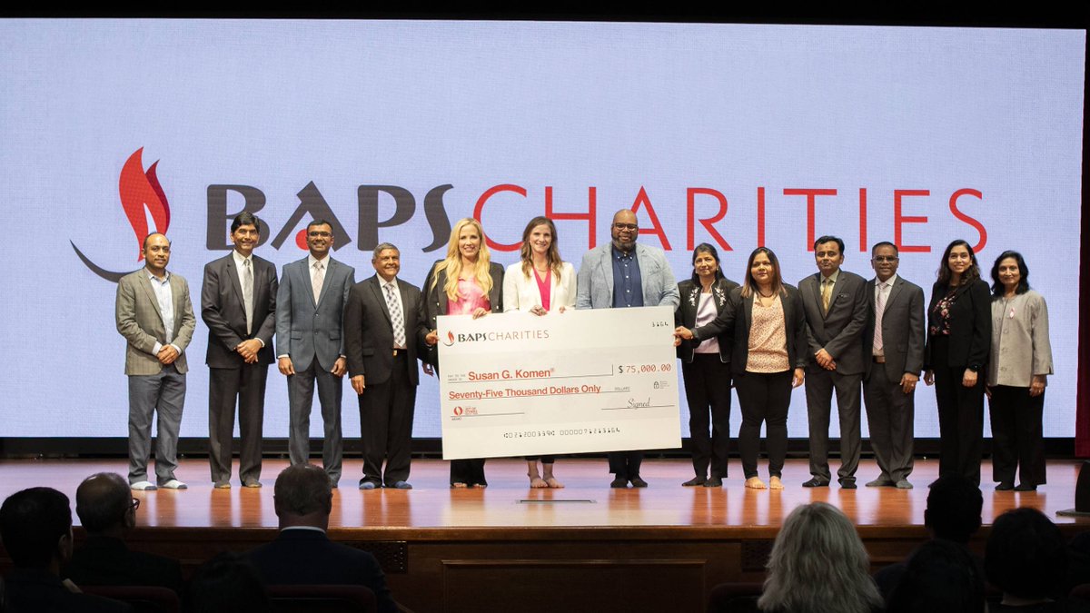 BAPS Charities tweet media