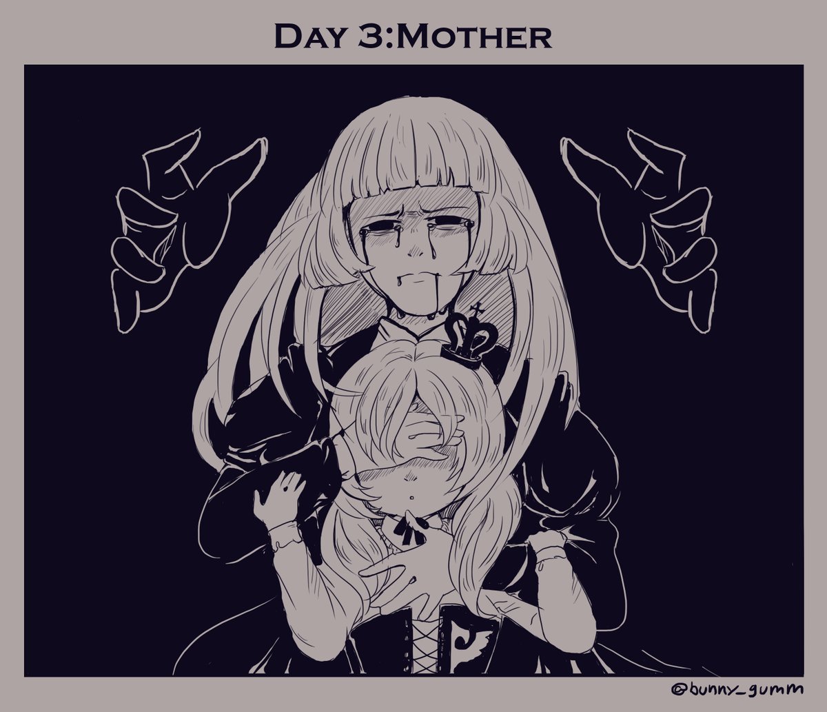 bunny_gumm's tweet photo. Day 3: Mother
This ost is actually very dear to me and always gave me a feeling of accepting defeat or someone giving up, which summarizes Rosas character perfectly.I decided to show Rosa and her losing battle against her dark feelings/the evil witch🖤
#Umitober #umineko https://t.co/dvuW95kJ5g