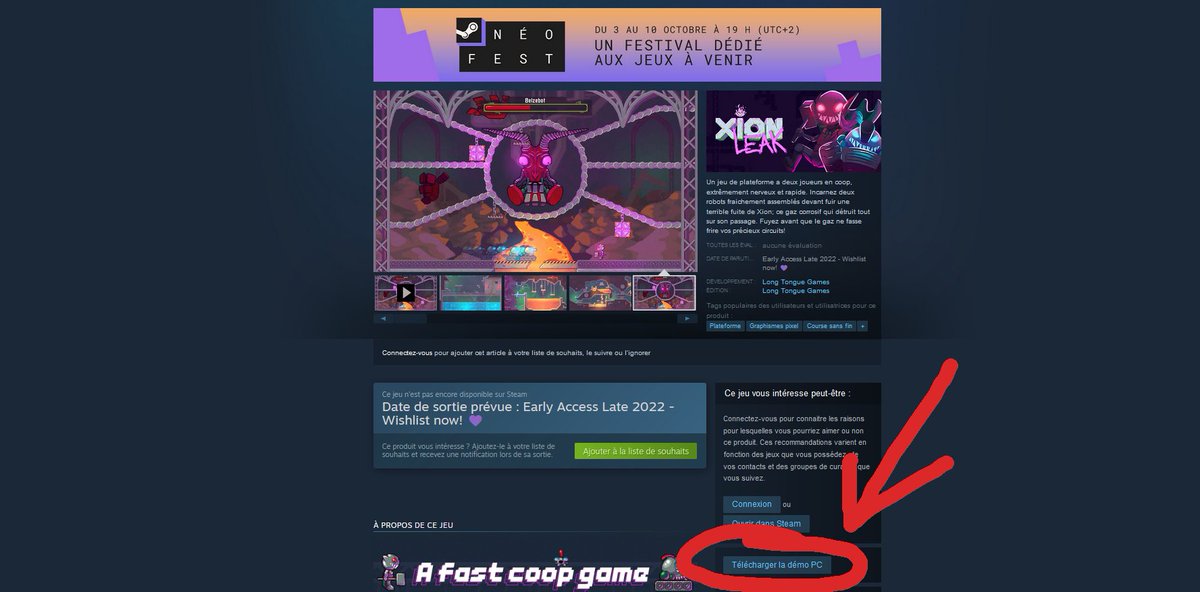 XionLeak's tweet photo. Xion Leak's demo for the #Steamfest is now live!!! 🎉🎉🥳🥳💖

You can play it now for free by following the link in the answers! https://t.co/RnJJpB2ugB