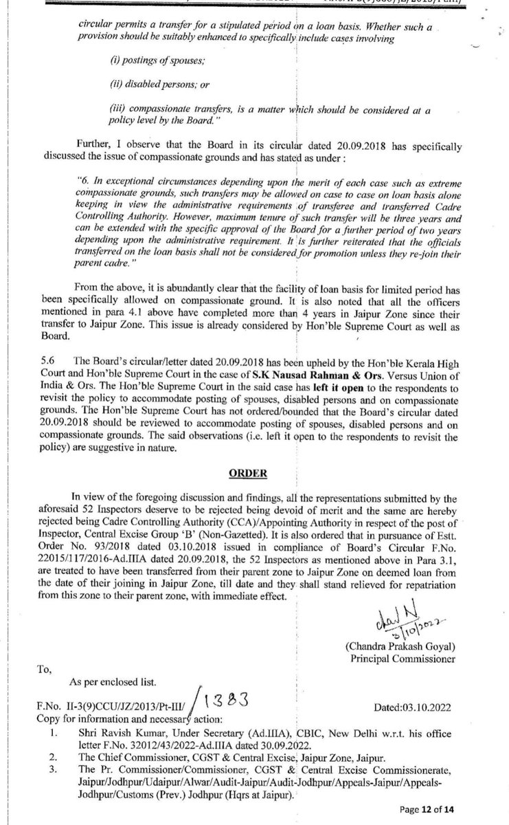 Inspector(C & IT)Association Lucknow Circle tweet media