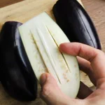 うわ～美味しそう!なすに切り目いれて、トースターで焼いたやつ〜!