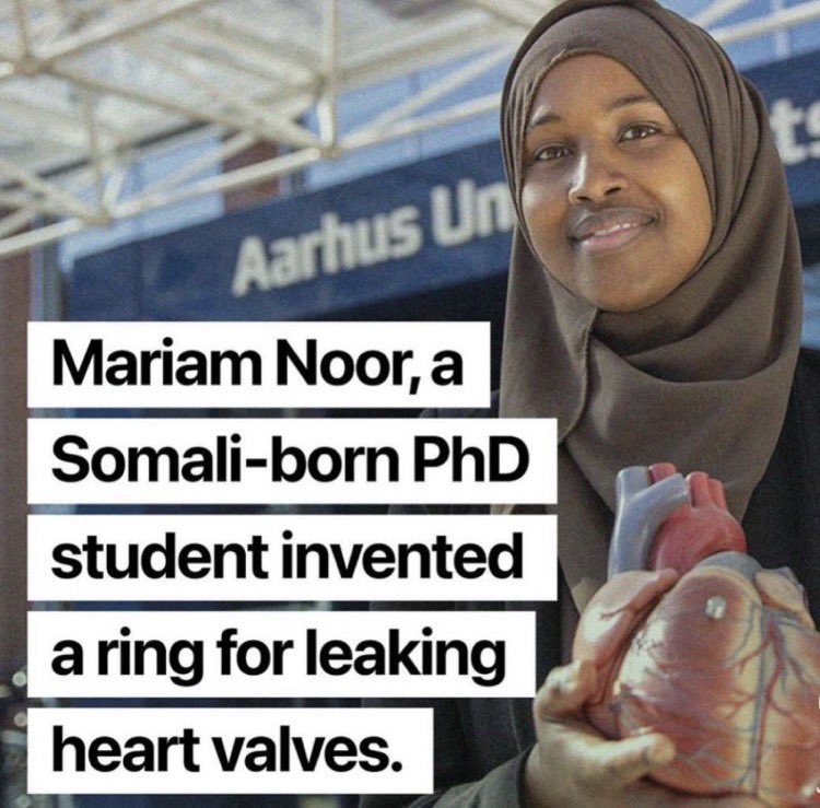 KhaledBeydoun's tweet photo. Denmark has recently proposed to ban the Hijab.

If does, breakthrough innovations - like Somali-Danish PhD Mariam Noor's - would be prevented. https://t.co/fk1o87AGSE