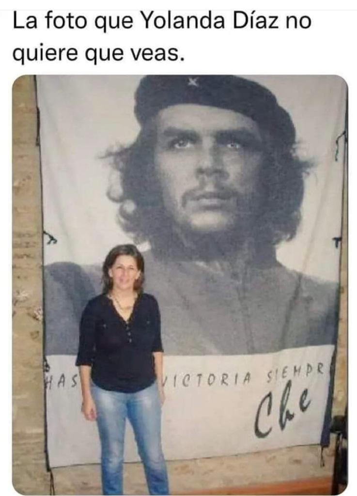 Hey👉 me ayudas a compartir la foto que la comunista  <a href="/Yolanda_Diaz_/">Yolanda Díaz</a> no quiere que los españoles vean ?