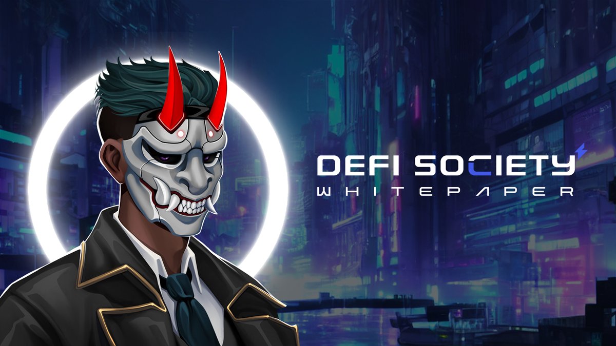 Welcome to Defi Society! Today we welcome you to explore our future. 🗺️🌃

WhitePaper V1 here ⬇️
defisociety.app/pitch-deck.pdf

See you in the waiting room 👀
discord.gg/defisociety