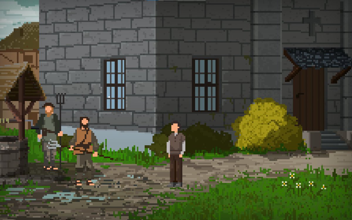 I am so excited! In just 2 Days! you'll be able to play my #pointandclick The Plague Doctor of Wippra. I am both anxious and curious at the same time!