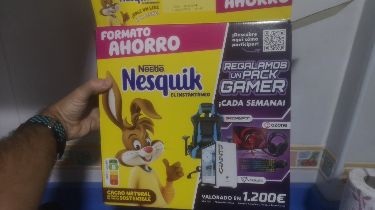 birrapro's tweet photo. @NesquikGaming Acho! para hacerme gamer de esos y tener una silla buena para sentarme bien agustico 😉🎉 https://t.co/fhEe5bLHDH