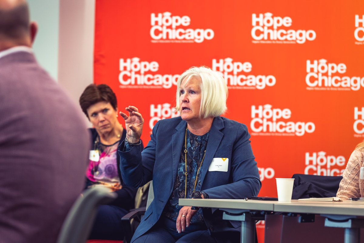 janicejackson's tweet photo. Spent this morning meeting w/ Chief HR Officers in our city to discuss Hope Chicago. Creating a diverse pipeline starts early!  Thanks to the @ExecClubChicago for hosting us and our sponsors @LurieChildrens &amp; @WTWcorporate! https://t.co/hrzWcju8EO