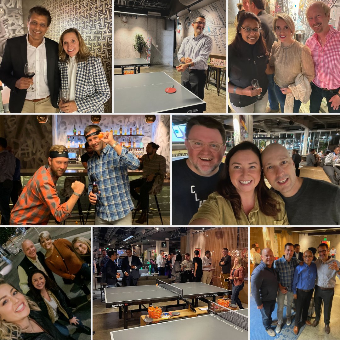exoeffect's tweet photo. We had a blast at our Exo happy hour at @wearespin in San Francisco!🏓 It's always great catching up with the Exo team in-person and meeting others in the #POCUS community. #ACEP22 https://t.co/t3Ifsq957n