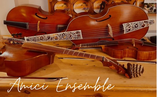 King Alfred Weekend Saturday 22nd October 6.00pm
The AMICI ENSEMBLE plays music from 1500 to the present day. What a fabulous chance to hear a viol and a lute played in our own 12th century St Bartholomew's Church, known for its excellent acoustics. hyde900.org.uk