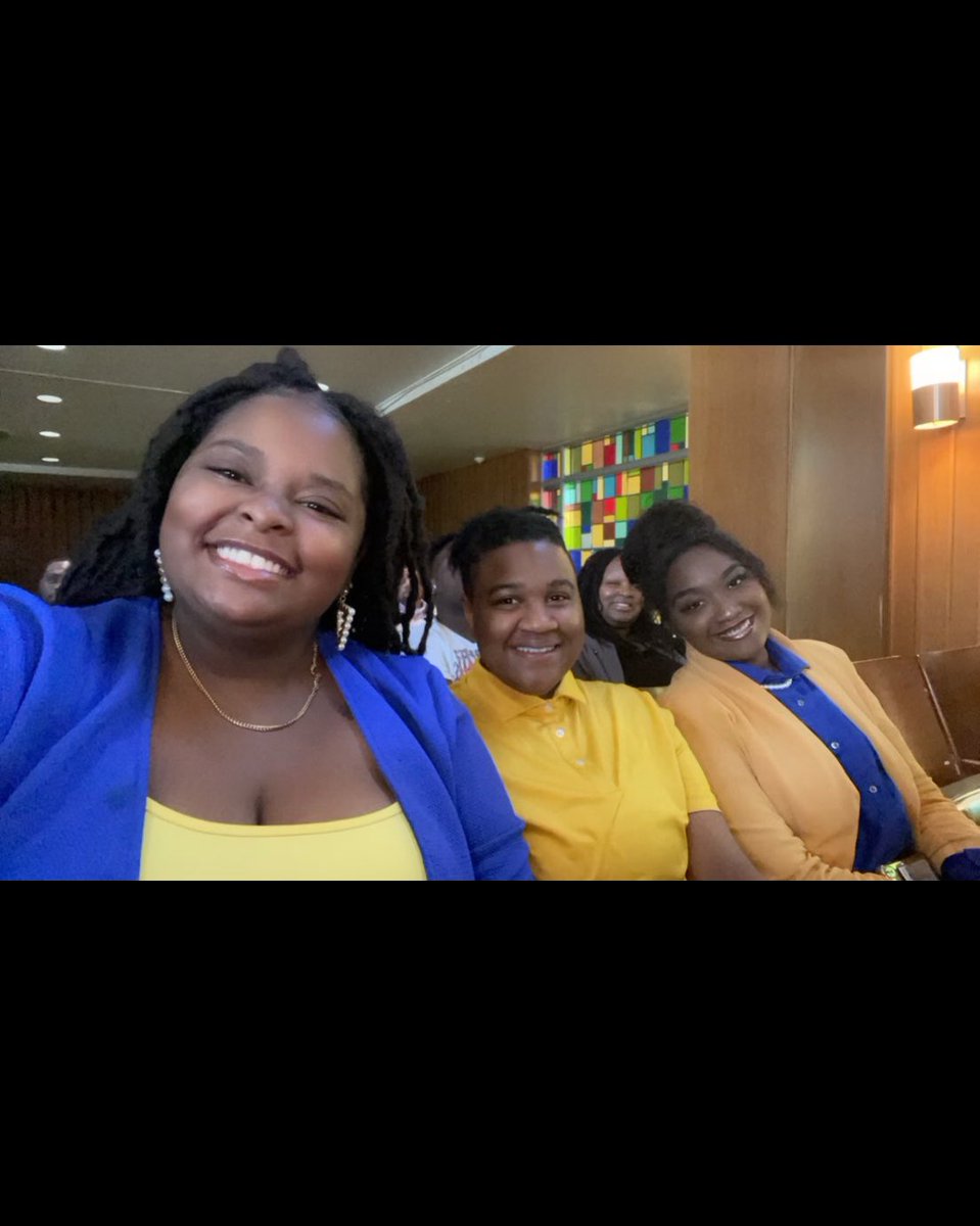 AlphaChi1944's tweet photo. Happy Homecoming 🥳🦁🖤.
Sorors started homecoming off right Sunday by attending Full Council church. Sorors got to hear the vesper choir, the M4 band, and get a word to start their homecoming week. Stay tuned for more from Alpha Chi 💛🐩💙.
#uapb #sgrho #uapbhomecoming https://t.co/Rk2V0GSDnS