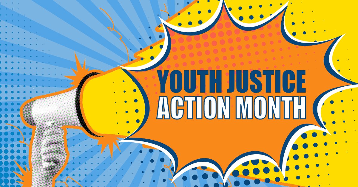 🗣 Calling all #YouthJustice Stakeholders ⚖️ 

October is National #YouthJusticeActionMonth! Go to our #YJAM2022 webpage to explore the history of #YJAM, dig into our resources and research, and find ways to get involved: ojjdp.ojp.gov/events/youth-j…