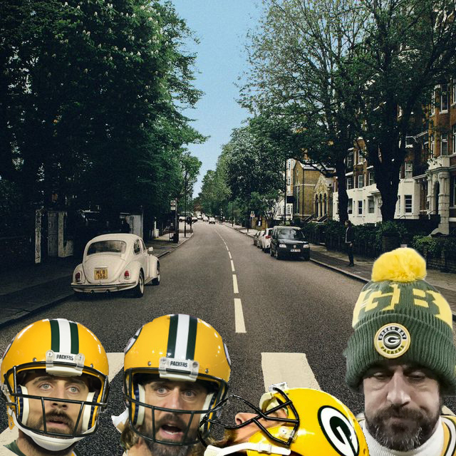 Jsvenny's tweet photo. #PackersTwitter, for your consideration during London Week...Crabby Road. https://t.co/82pAtMAtcL