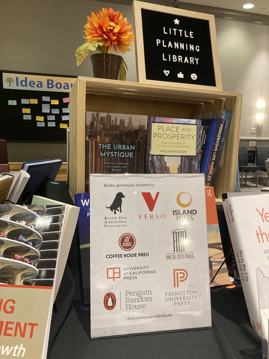 Cal_Plan's tweet image. Thanks to publishers who contributed to the Little Planning Library at @ApaCalifornia conference. 
#celebratingcommUNITY