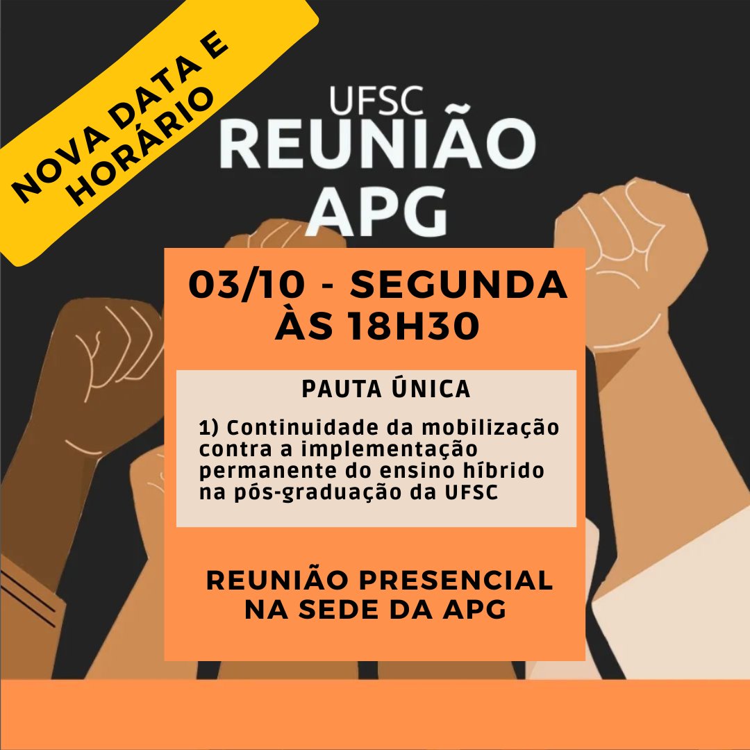 APG UFSC tweet media