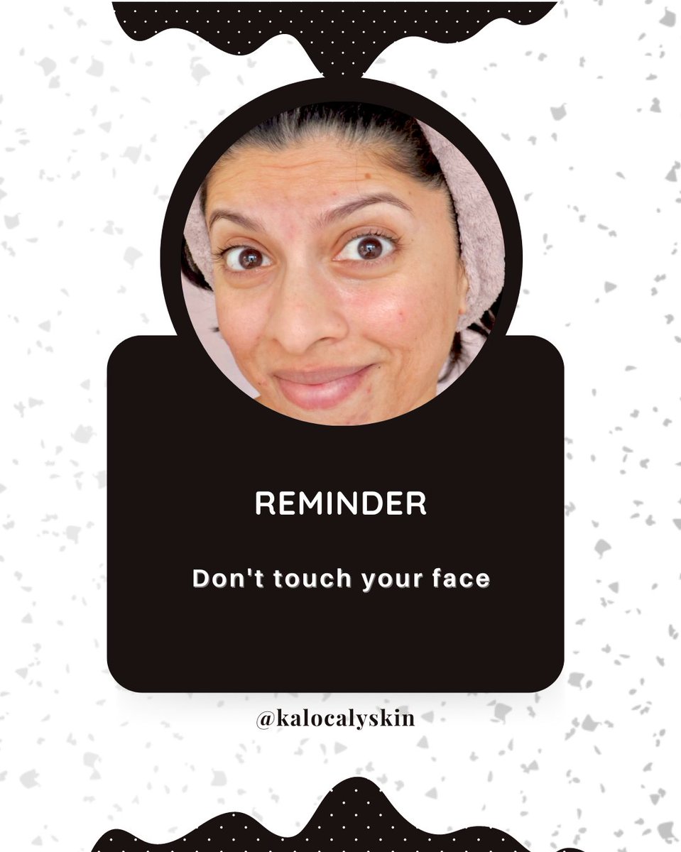 kalocalyskinn's tweet photo. It's tempting to touch our face or pick at our skin, but it can lead to even more problems.
How difficult has it been for you to refrain from touching the face?
#facial #acne #rosaceasolution #Sensitive #skincare https://t.co/SBwi8ef7hJ
