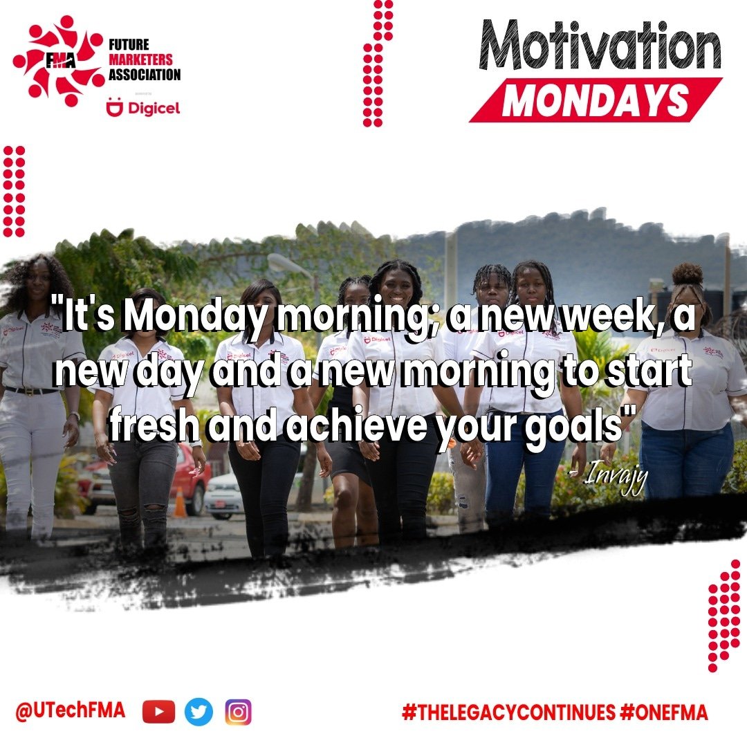 utechfma's tweet photo. Goodday FMA family! 
This is a new week filled with opportunities to foster your growth and may get you out your comfort zone. Nonetheless embrace the changes and achieve the goals you put off last week. Have yourselves a productive week 💯 🫶🏽 

#onefamily #ONEFMA https://t.co/Bj3Jue14RX