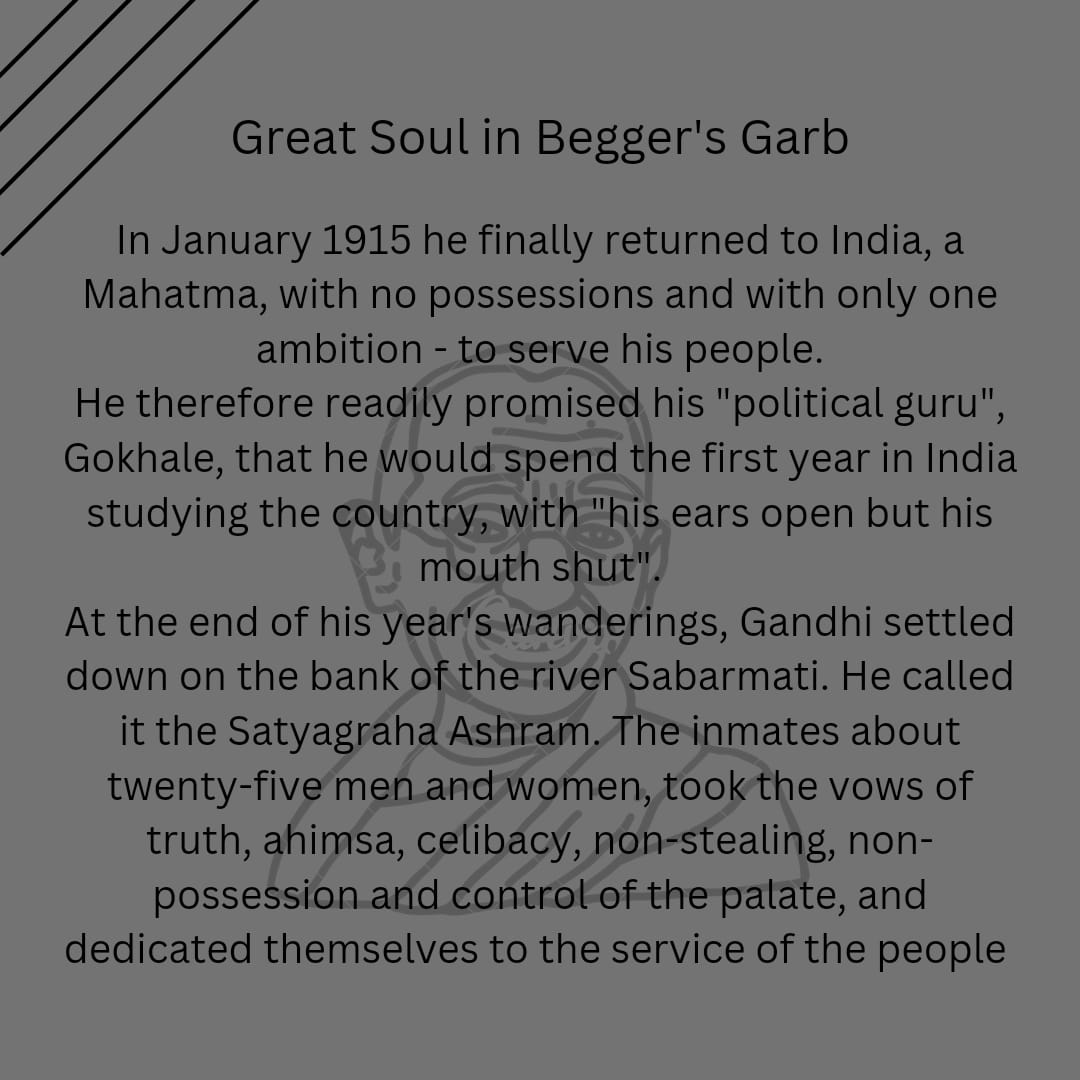 Service to the people was one of the ideals followed by Gandhiji. Swipe to know more about how he fulfilled this ideal #GandhiJayanti