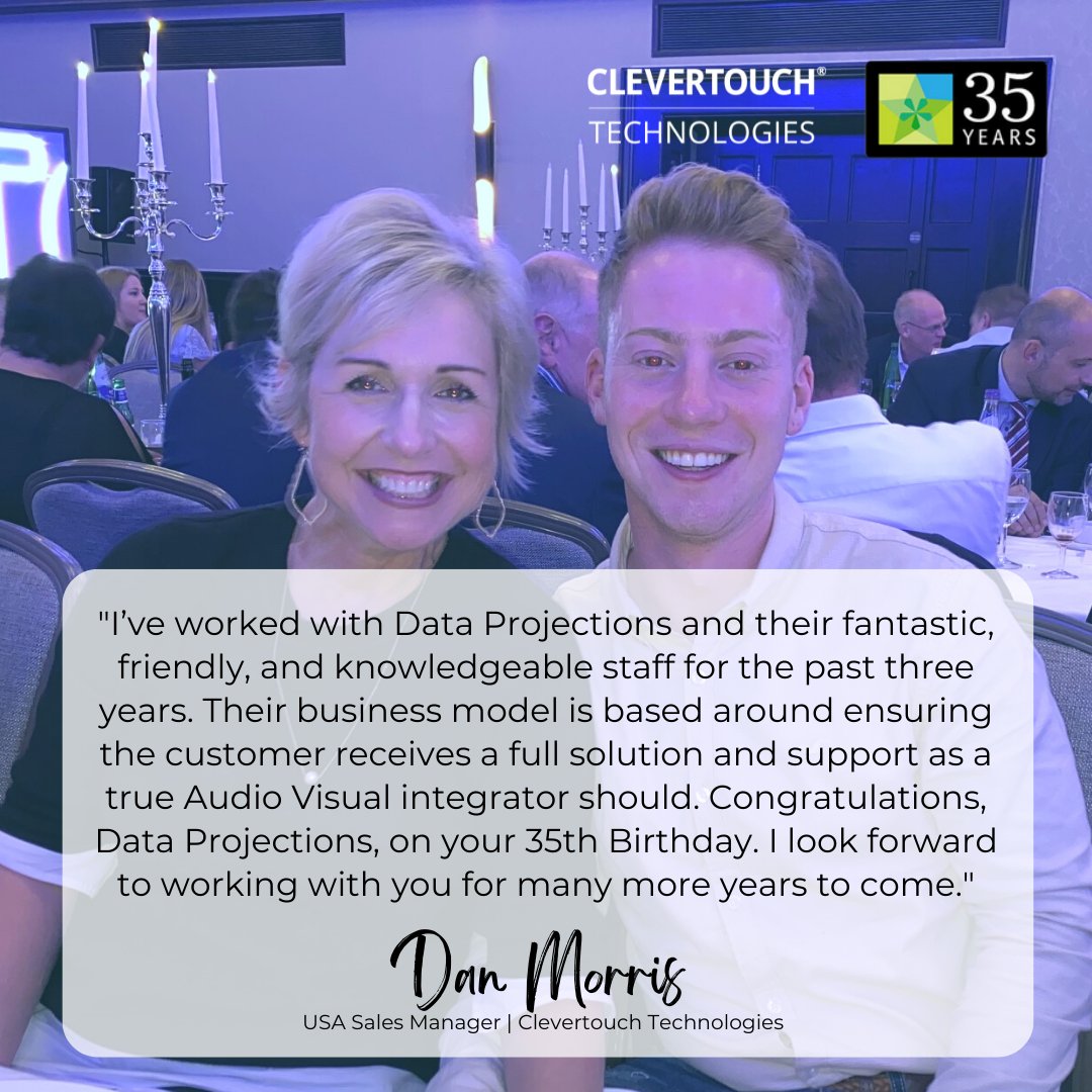 Day 19 of #DPI35for35 featuring Daniel Morris with Clevertouch Technologies!