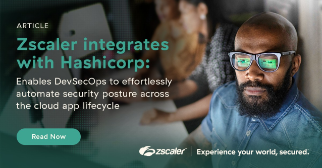 Ruffner007's tweet photo. This week, Zscaler released new integrations with @HashiCorp for CNAPP Posture Control. The integrations help DevOps teams and customers easily automate security into all aspects of the application environment. Read more: https://t.co/WzrounicRe https://t.co/8BO00gY2nd https://t.co/SxLZPk0ZNQ