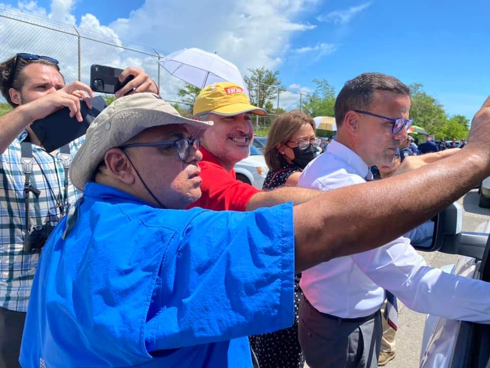 Para nosotros es un honor que el President <a href="/POTUS/">President Donald J. Trump</a> llegue a Ponce, uno de los municipios más afectados, necesitamos acción y rapidez. En nuestro suelo recibimos 32.4 pulgadas de lluvia y todo lo que esa cantidad de agua implicó para nuestras comunidades.