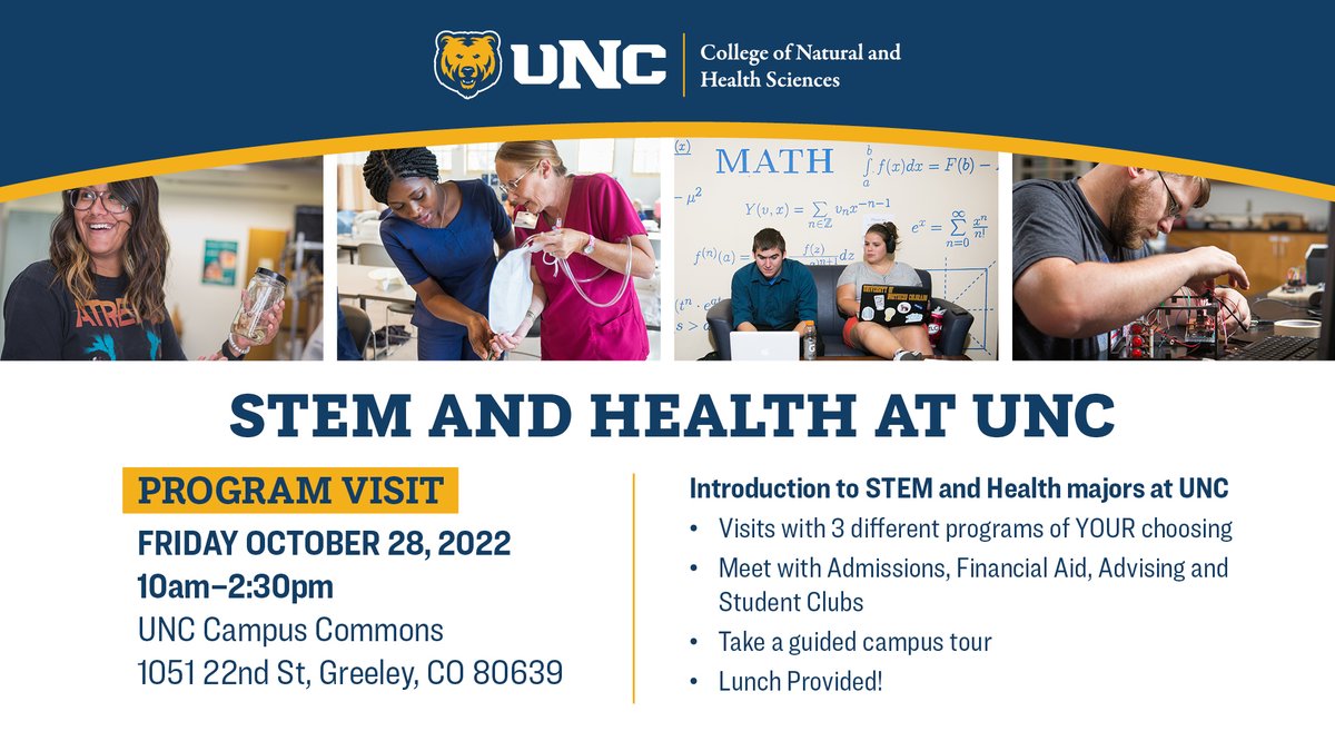UNC College of Natural and Health Sciences tweet media