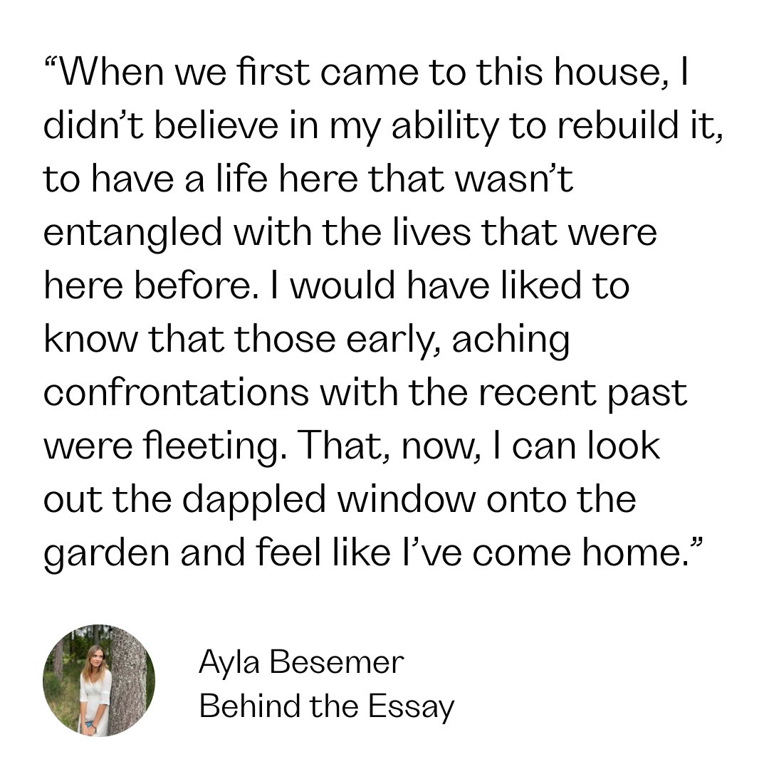 OffAssignment's tweet photo. In this week's "Behind the Essay" interview, @AylaMBesemer discusses building her present in a house haunted by a past relationship, the joys of early morning walks along Edinburgh cobblestones, and how writing a "Letter to a Stranger" can be an "autopsy." https://t.co/sXKH8rp81s https://t.co/HftFFst5KZ