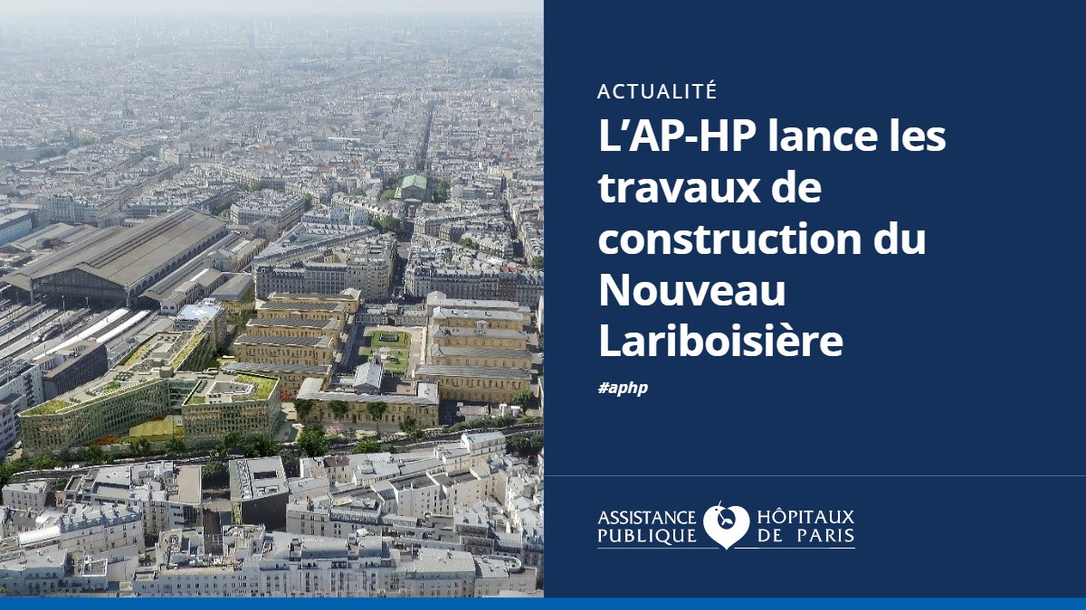 L’AP-HP lance les travaux de construction du bâtiment Nouveau Lariboisière dans le cadre de la recomposition et de la modernisation complète de l’hôpital Lariboisière AP-HP. aphp.fr/contenu/lap-hp…