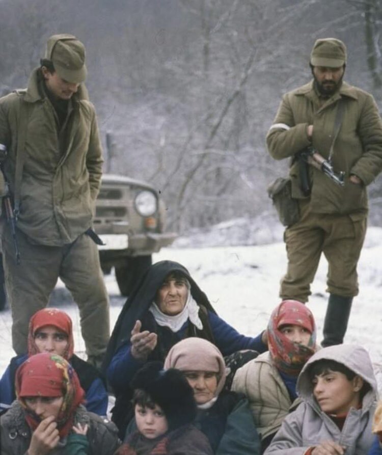 777_s__'s tweet photo. ❗️Civilians of Khojaly captured by #armenian terrorists, 1992. 

📷 Victoria Ivleva

#JusticeforKhojaly 
#StopArmenianAggression https://t.co/VmCXCkeNT4