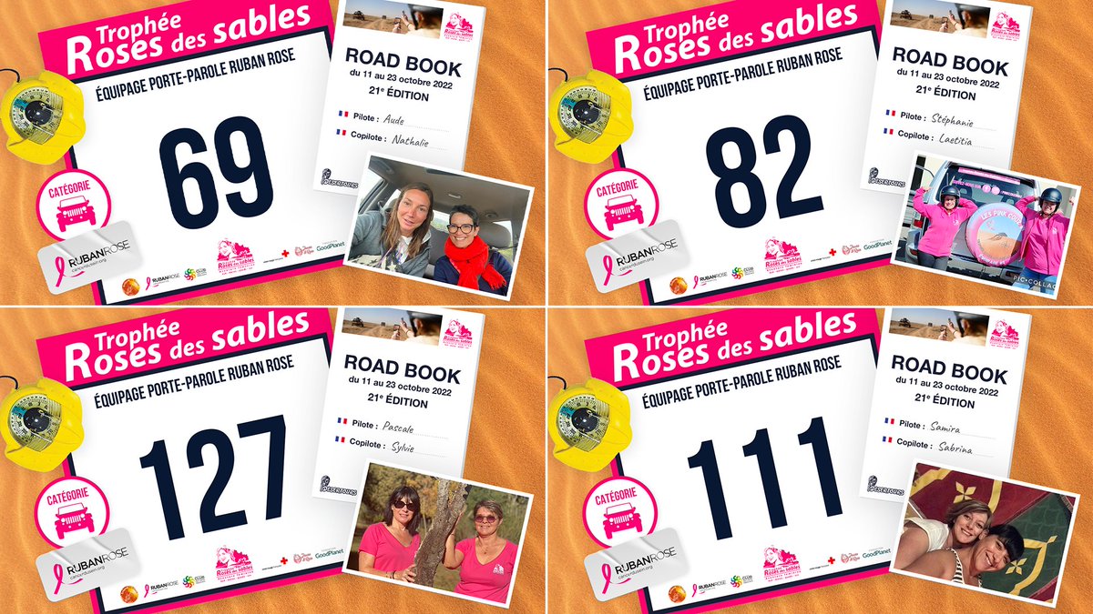 RallyeRDS's tweet photo. Pour cette 11e année de soutien du #TropheeRDS à @RubanRose, 10 équipages porteront les couleurs de l’association.
Ces vingt femmes sont là pour porter le message de prévention et de lutte contre le #cancerdusein tout au long du rallye !
_ #OctobreRose #RubanRose #TousConcernes https://t.co/XeOZKXMEQI